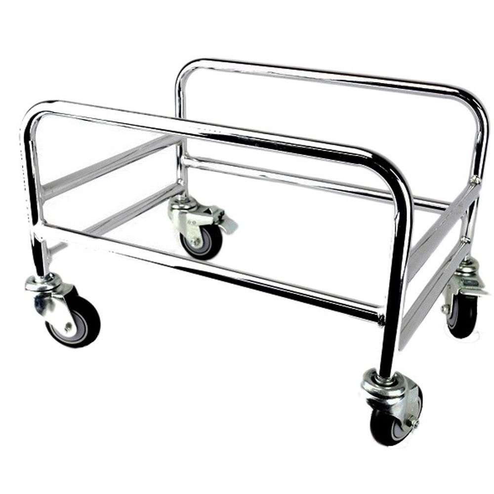 Chrome Plated Shopping Basket Holder QHDC Australia