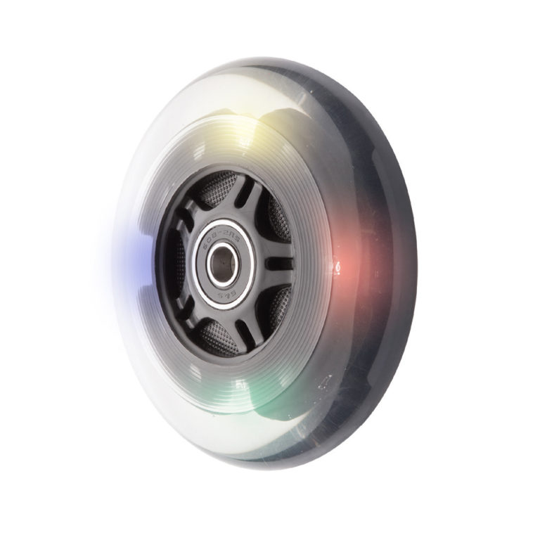 Wheelchair Light Up Wheel 100×24 LP04001.jpg QHDC Australia