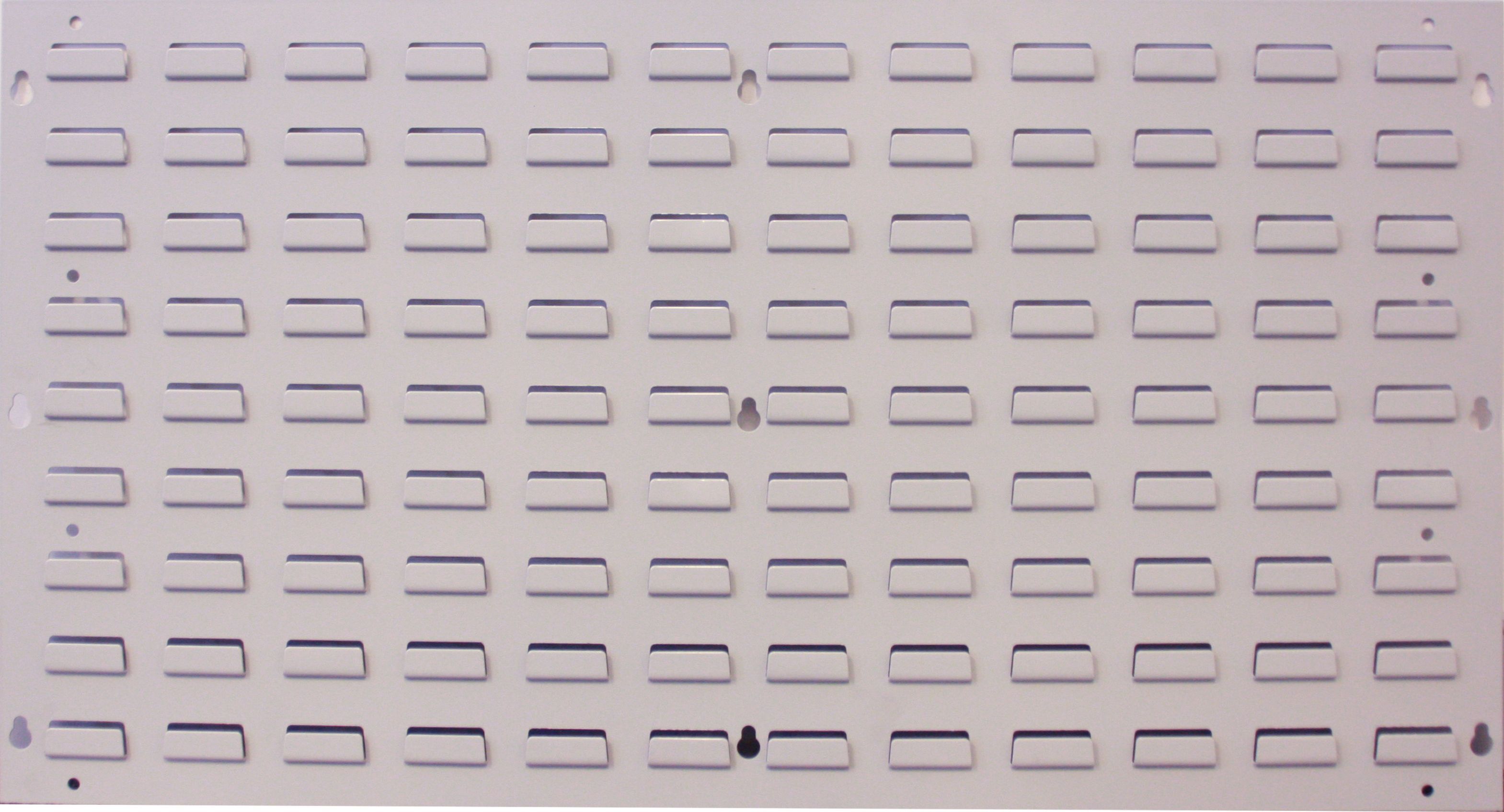 Image of LOUVERED PANEL FOR STORAGE BINS GREY